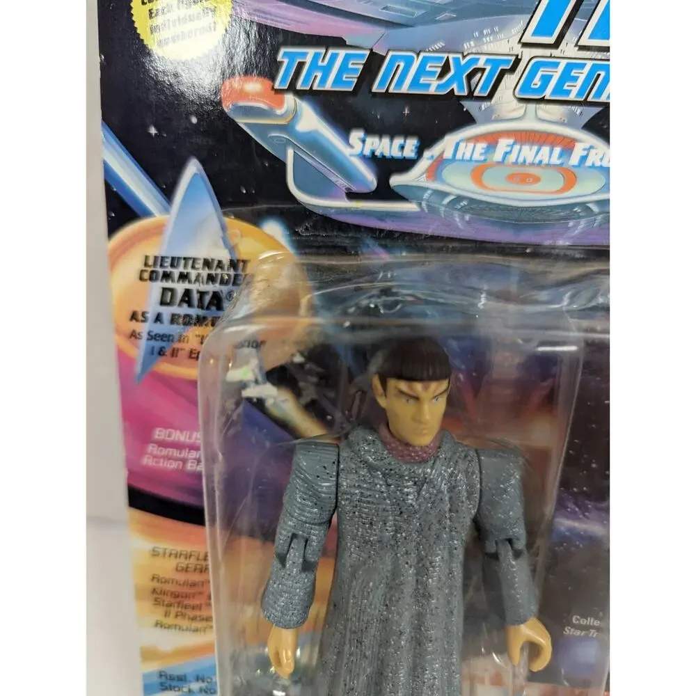 Lieutenant Commander Data As A Romulan TNG VTG 1994 Playmates Toys NIB
